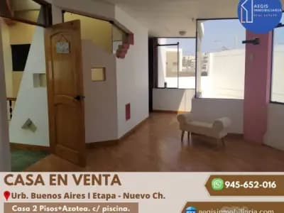 Vendo Casa en la Primera Etapa de Buenos Aires Nuevo Chimbote