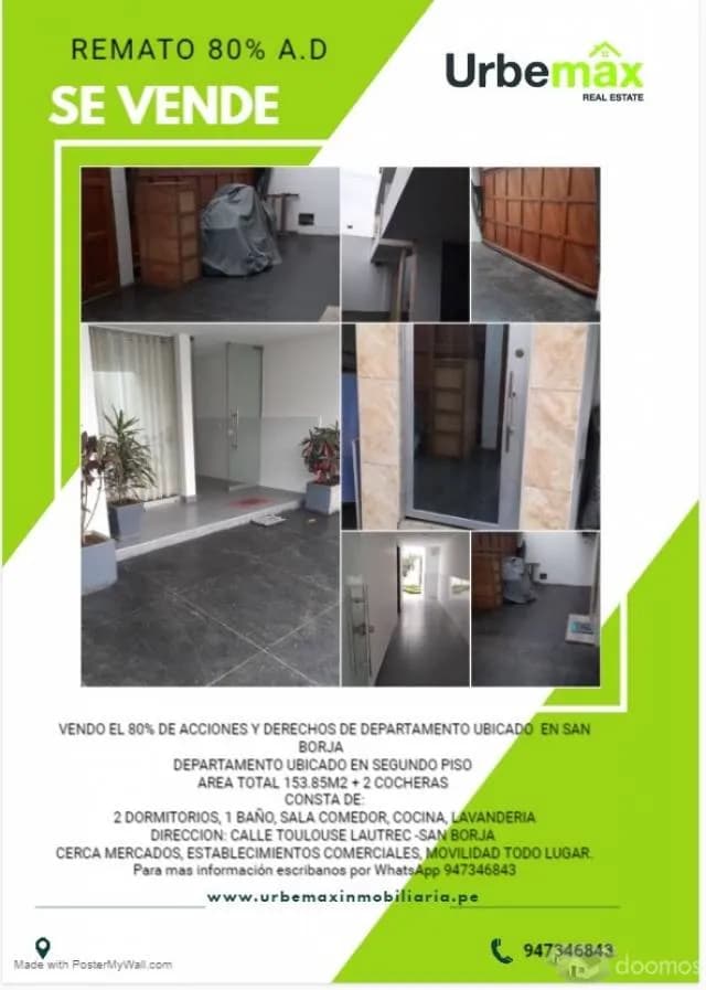 REMATO MIS ACCIONES Y DERECHOS 80% — foto 1