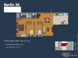 VENDO DEPARTAMENTO DE ESTRENO DE 3 HABITACIONES Y 3 BAÑOS