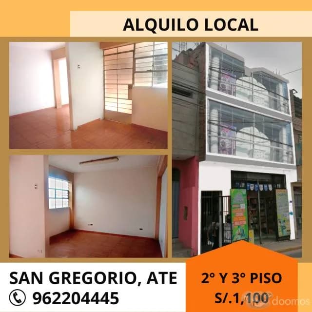 ALQUILER LOCAL COMERCIAL CALLE TRABAJO - ATE — foto 1