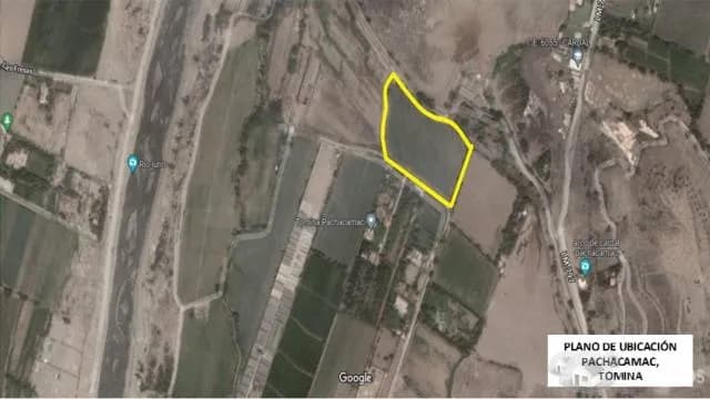 VENTA TERRENO PACHACAMAC, TOMINA, 14 000m2 aprox. — foto 1
