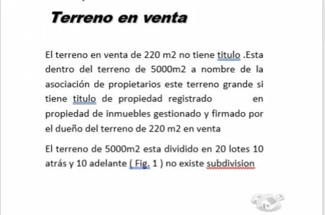 VENDO TERRENO EN CHORRILLOS — foto 1