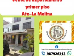Venta de Departamento en primer piso Ate- La Molina