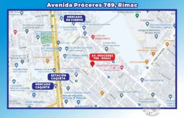 VENTA DEPARTAMENTO - AV. PROCERES – RIMAC - DESDE 55M2 – SALA/COMEDOR/2D — foto 5