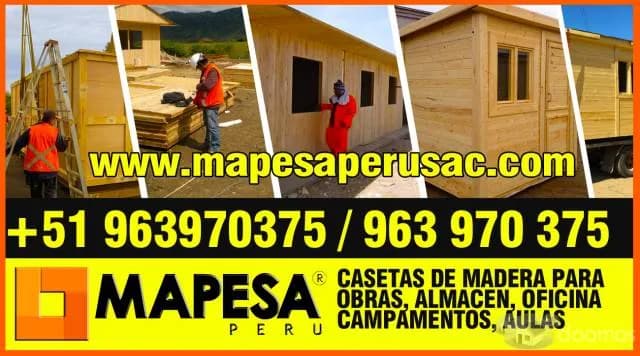 Modulos Prefabricados De Madera Para Campamentos Mineros Oficinas Peru — foto 1