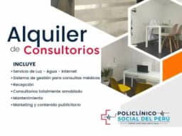 Alquiler de Consultorios Medicos Amoblados