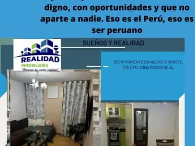 ¡¡¡ BAJO DE PRECIO ¡¡ VENTA DE MODERNO DEPARTAMENTO EN RESIDENCIAL - AV. ANCHOVETA NVO. CHIMBOTE