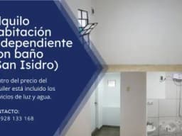 Habitación Independiente Con Baño, En Plena Centro Empresarial De San Isidro