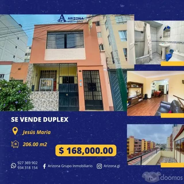 ID. 0046 - DUPLEX EN VENTA - JESÚS MARIA — foto 1
