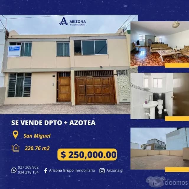 ID 0051 - SE VENDE DPTO – 2DO. PISO - SAN MIGUEL — foto 1