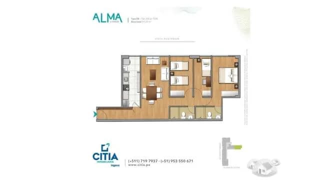 Departamento en venta Piso 5 Lince — foto 5