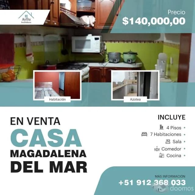 Casa de 4 pisos en Venta - Magdalena Del Mar — foto 8