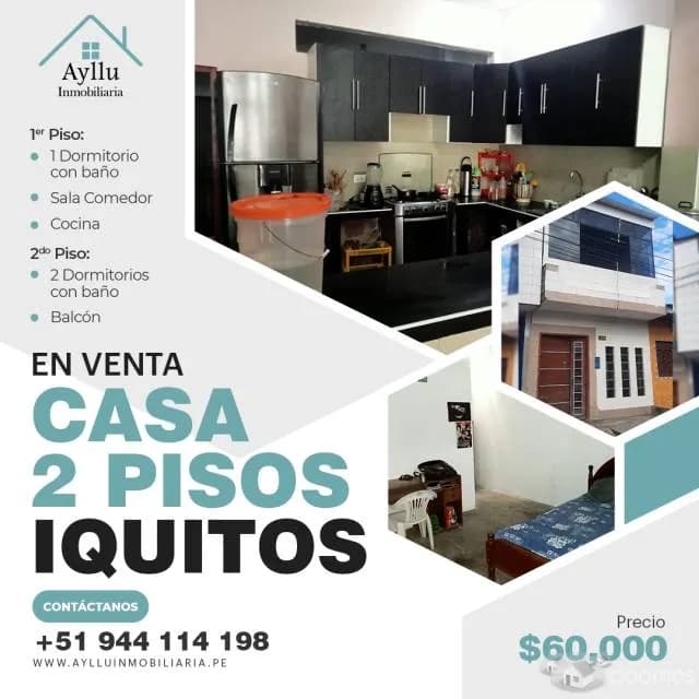 Venta de casa 2 Pisos - Iquitos — foto 4