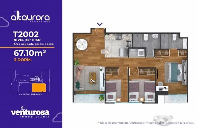 Edificio ALTAURORA - VENTA Depas de 2 y 3 dormitorios desde S/  346,000 (EN OBRA) - La Venturosa — foto 15