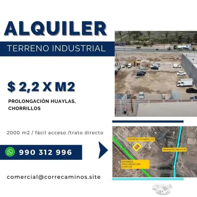 ALQUILER TERRENO INDUSTRIAL — foto 1