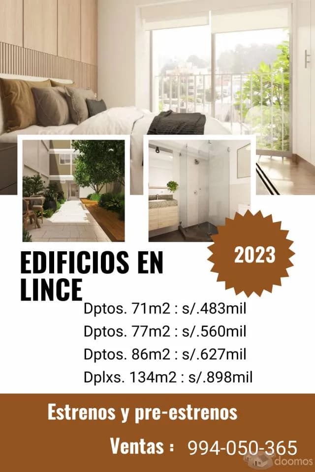 Lince : en venta dptos.bonitos y estreno. Compre aqui. — foto 1