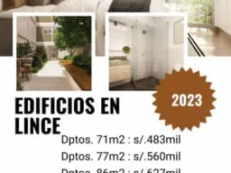 Lince : en venta dptos.bonitos y estreno. Compre aqui.