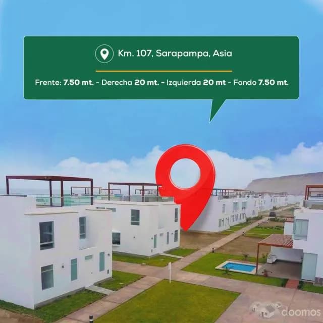 TERRENO DE 150 M2 EN ASIA EN VENTA - CONDOMINIO MALLORCA — foto 2