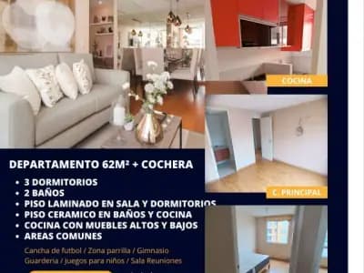 Departamento Condiminio Prados Del Sol - Huachipa, Ate