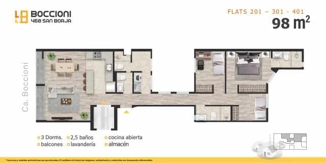 PROYECTO BOCCIONI: VENTA DE EXCLUSIVOS 7 DEPARTEMENTOS — foto 6