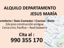 ALQUILO DEPARTAMENTO 1 DORMITORIO/ CASA ANTIGUA