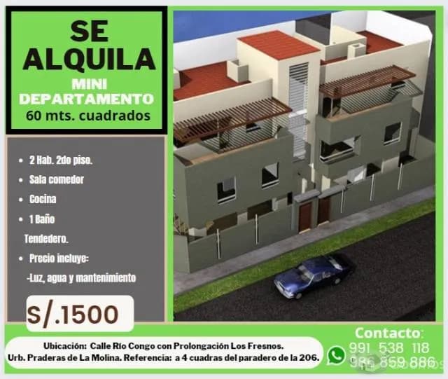 Se alquila Mini departamento — foto 1