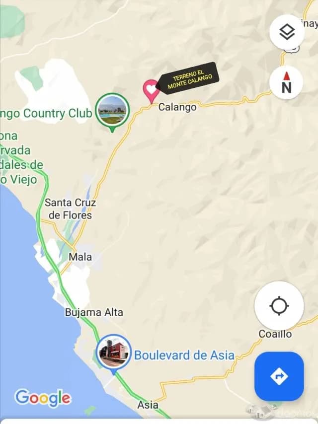 VENTA TERRENO CAMPESTRE CALANGO KM 17 CARRETERA MALA-CALANGO — foto 4