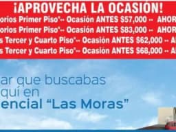 OCASION! APROVECHA YA! DEPARTAMENTOS DESDE $51,300 DOLARES! EN SJM!