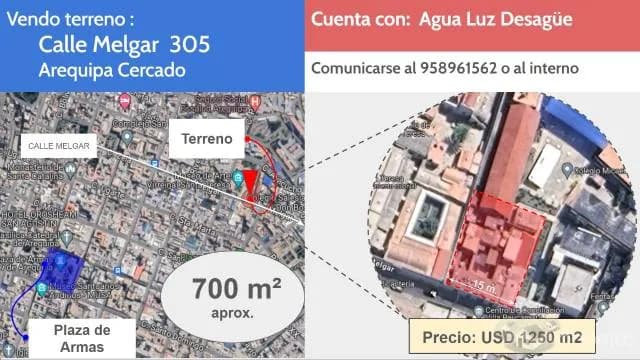 Vendo Terreno en el centro de Arequipa — foto 1