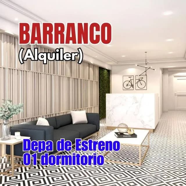 BARRANCO Departamento de estreno de un dormitorio. — foto 1