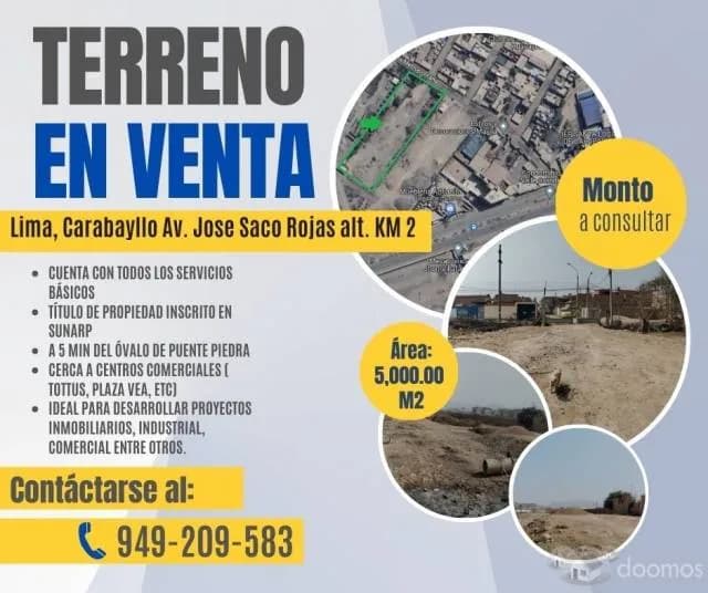 VENTA DE TERRENO  DE 5,000 M2 CON TITULO DE PROPIEDAD CELULAR : 949209583 HECTOR — foto 6