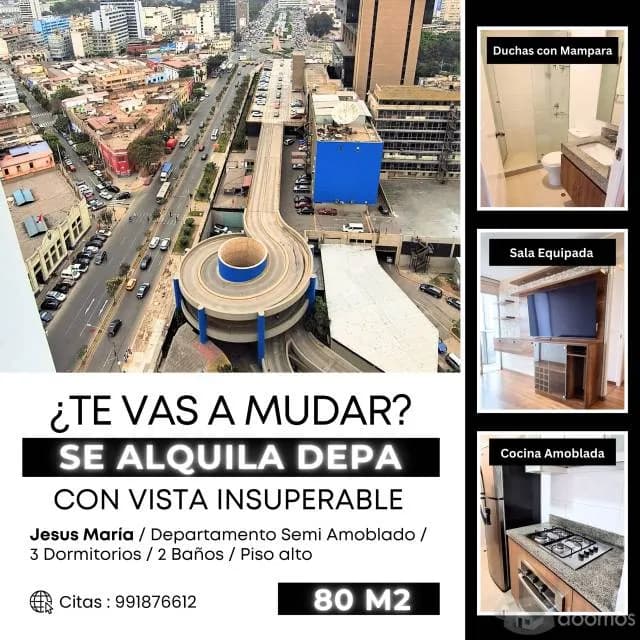 SE ALQUILA DEPARTAMENTO EN JESUS MARIA — foto 1