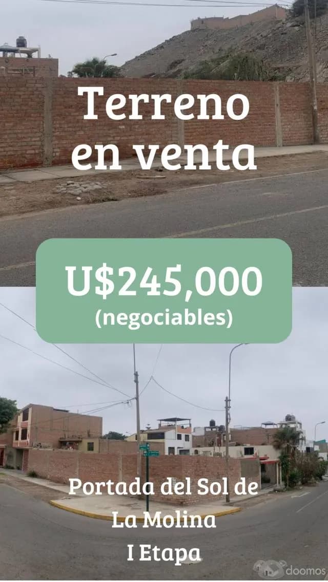 Venta de terreno en esquina — foto 1