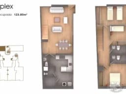 DEPARTAMENTO DUPLEX MIRAFLORES  126 m2   $250,000 negociables