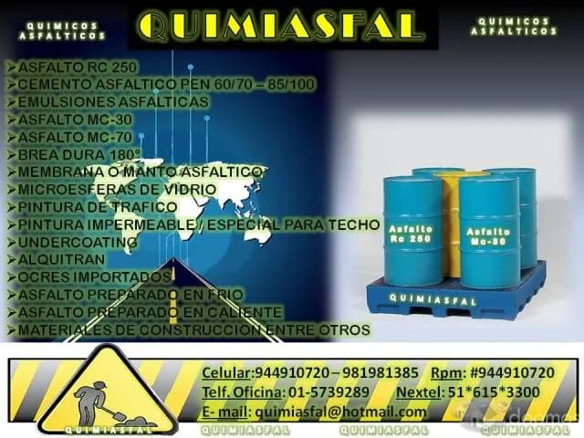 asfalto rc 250 venta cel.944910720 — foto 2
