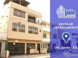 VENTA DE DEPARTAMENTO EN EL TERCER PISO EN SJL ALTURA DE CUADRA 4 DE LA AVENIDA GRAN CHIMU  JIRON LOS AMAUTAS Nº 491