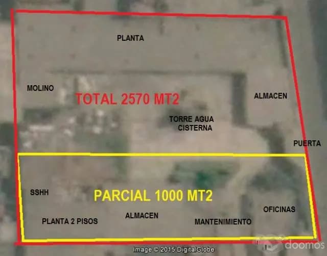 TERRENO ZONIFICACIÓN I2, 2570 M2, ATE — foto 1