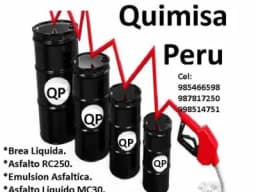 Venta De Emulsion Asfaltica,Asfalto rc-250 y Brea Liquida
