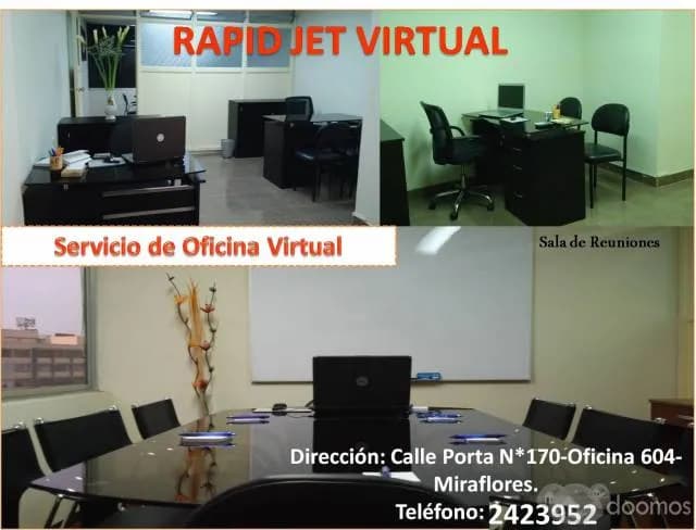 OFICINA VIRTUAL CON AUTORIZACIÓN EN MIRAFLORES — foto 2