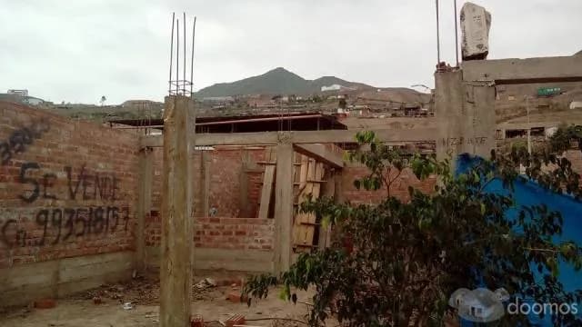 Venta de lote de 120 m2 semiconstruido — foto 2