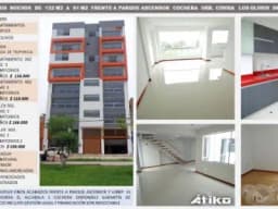 DEPARTAMENTOS  NUEVOS  DE  132 M2  A  91 M2  FRENTE A PARQUE ASCENSOR  COCHERA  URB. COVIDA  LOS OLIVOS DESDE $ 116.000