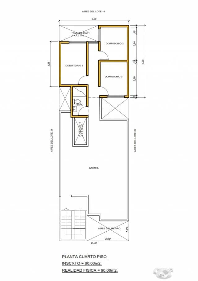 Departamento en el cuarto piso — foto 1