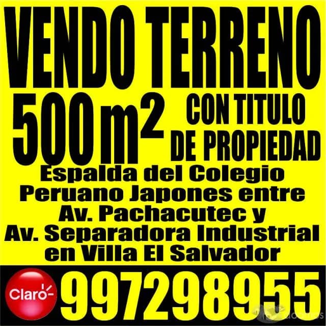 Terreno 500 m2 — foto 1