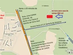 vendo terreno para casa de campo en cerro azul cañete