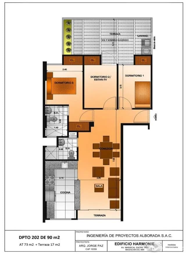 Preventa Departamento de 90 m2 - Magdalena del Mar. — foto 2