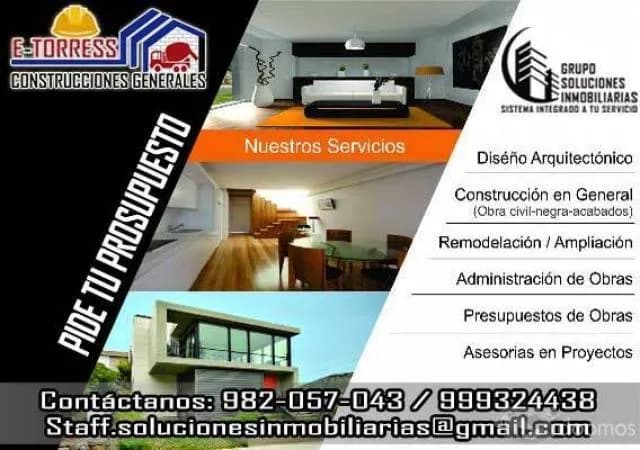 EDIFICAMOS TU CASA O PROYECTO DE CONSTRUCCIÓN / PIDE TU PRESUPUESTO. — foto 1
