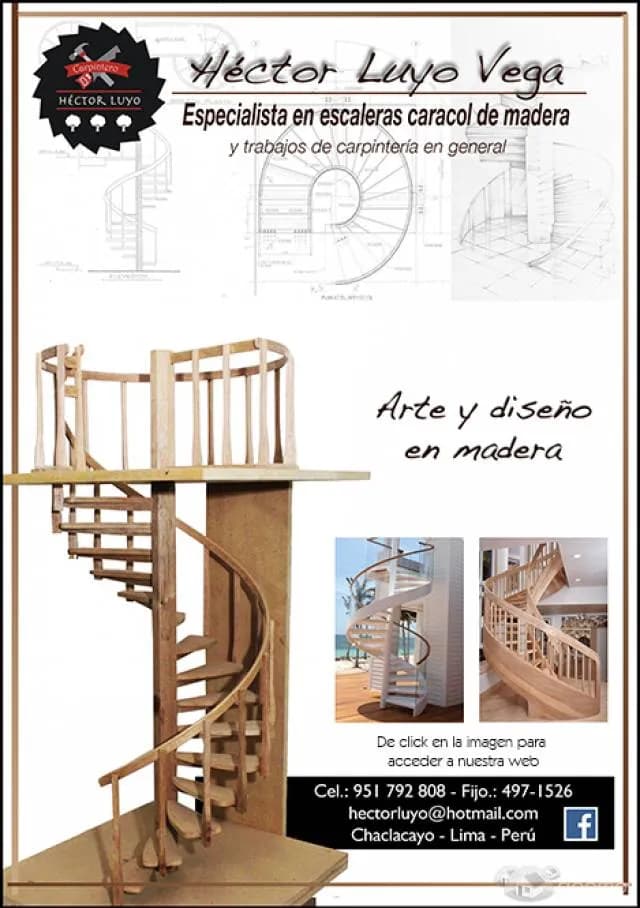 Escaleras de Caracol en madera - ahora en Lima — foto 2