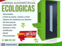 Cabina audiometrica ecológica