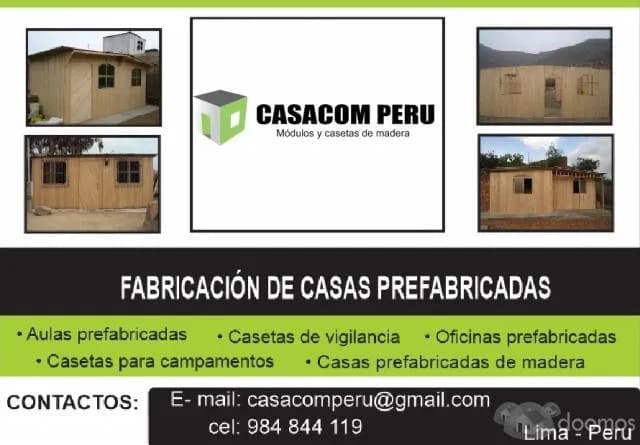 garitas de peaje prefabricadas de madera en lima peru — foto 1