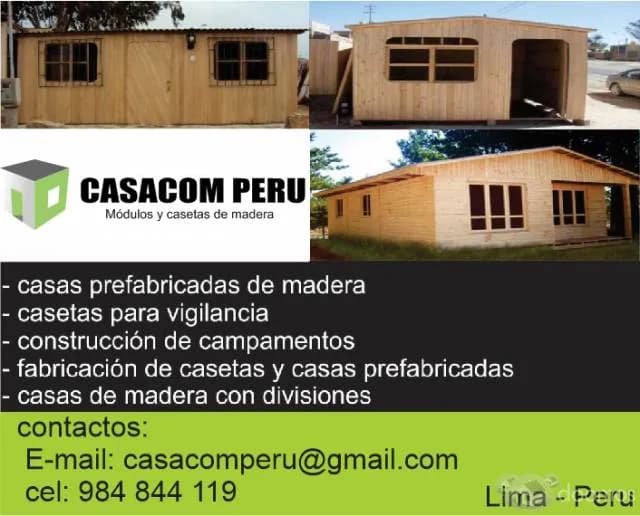 garitas de peaje prefabricadas de madera en lima peru — foto 5